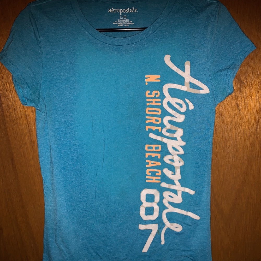 Blue Aeropostale shirt